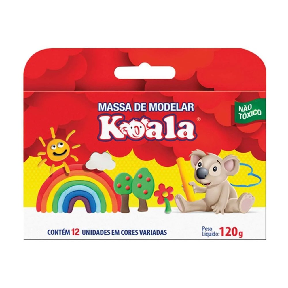 MASSA DE MODELAR C/12 KOALA