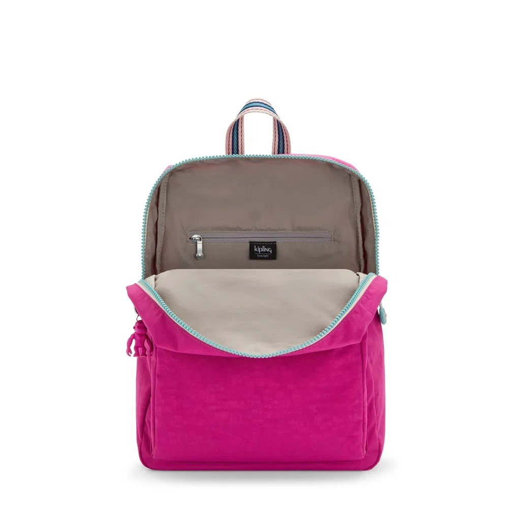 Mochila Rylie Pink Fuchsia - Kipling - GGPEL Livraria E Papelaria ...