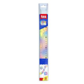 REGUA 30CM TRIS FLEX FLOPPY