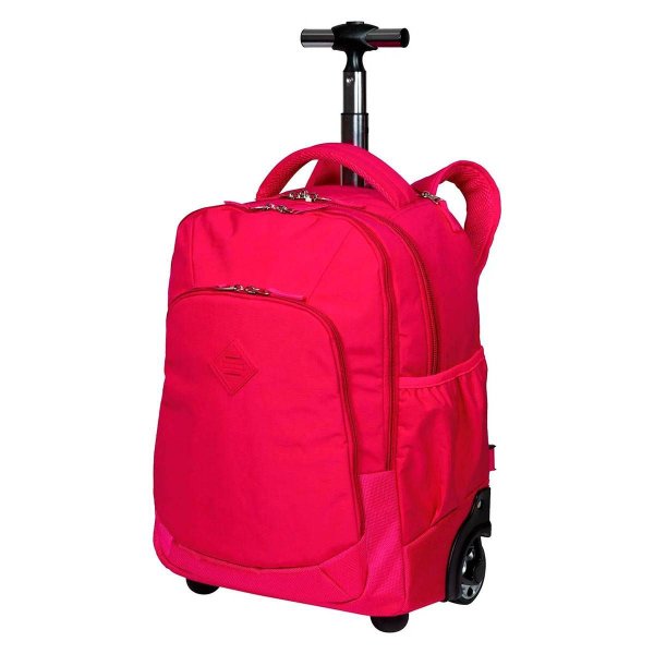 MOCHILA C/RODA ROLLING CRINKLE PINK