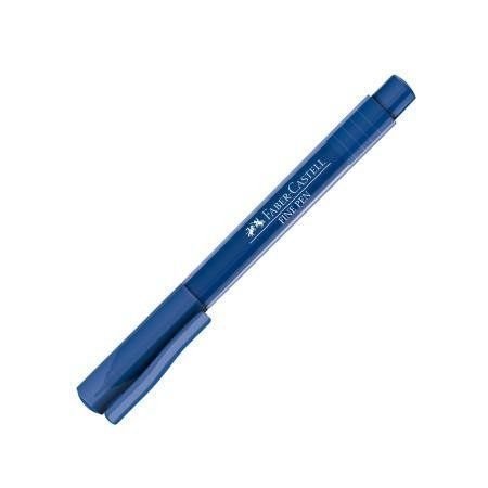 CANETA HIDRO FABER FINE PEN AZUL ESCURO