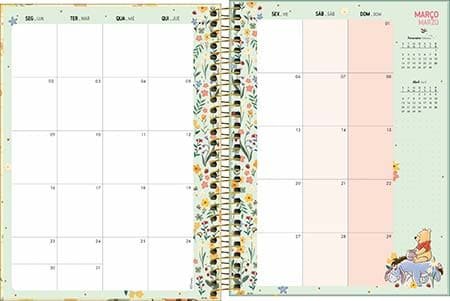 pooh Caderno Tilidisco Univ 10 Mat 160fls Pooh Pelúcia Tilibra | Shopee
