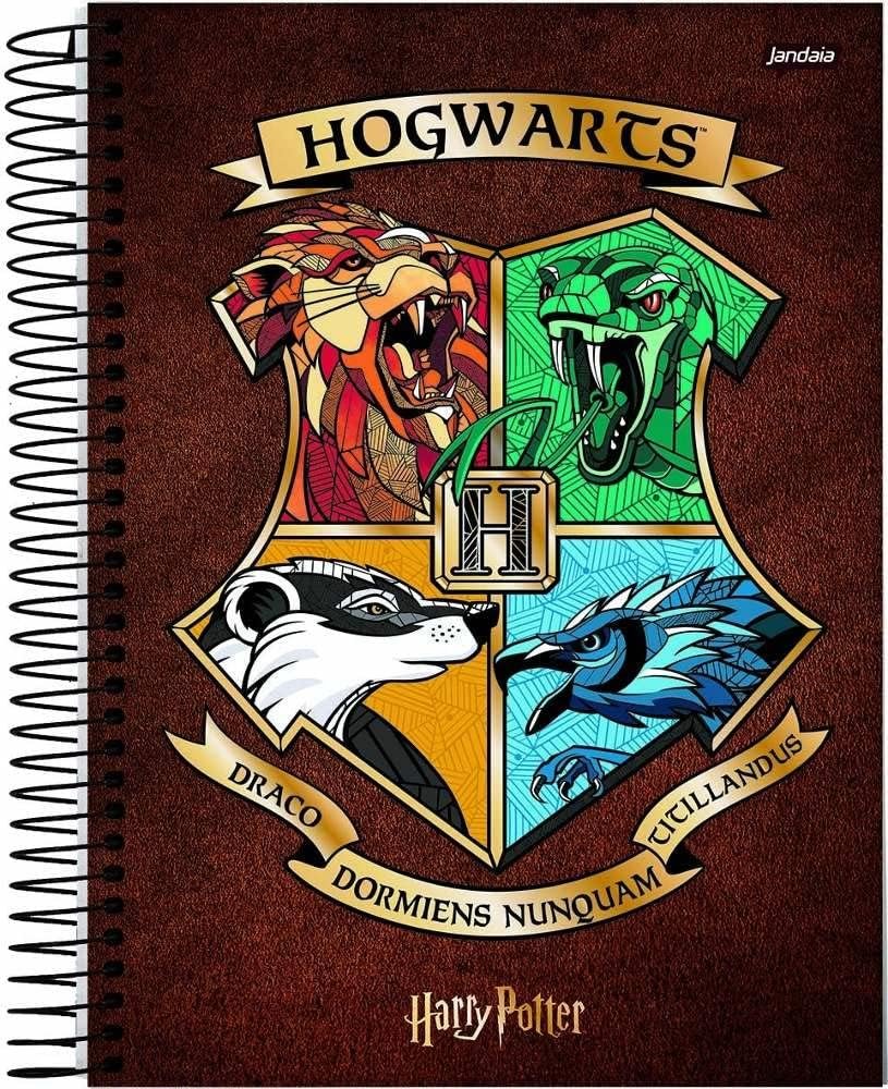 CADERNO ESP 1/4 CD 96F HARRY POTTER