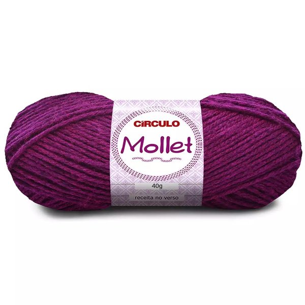 Novelo de la mollet croche/trico 80m - cores diversas
