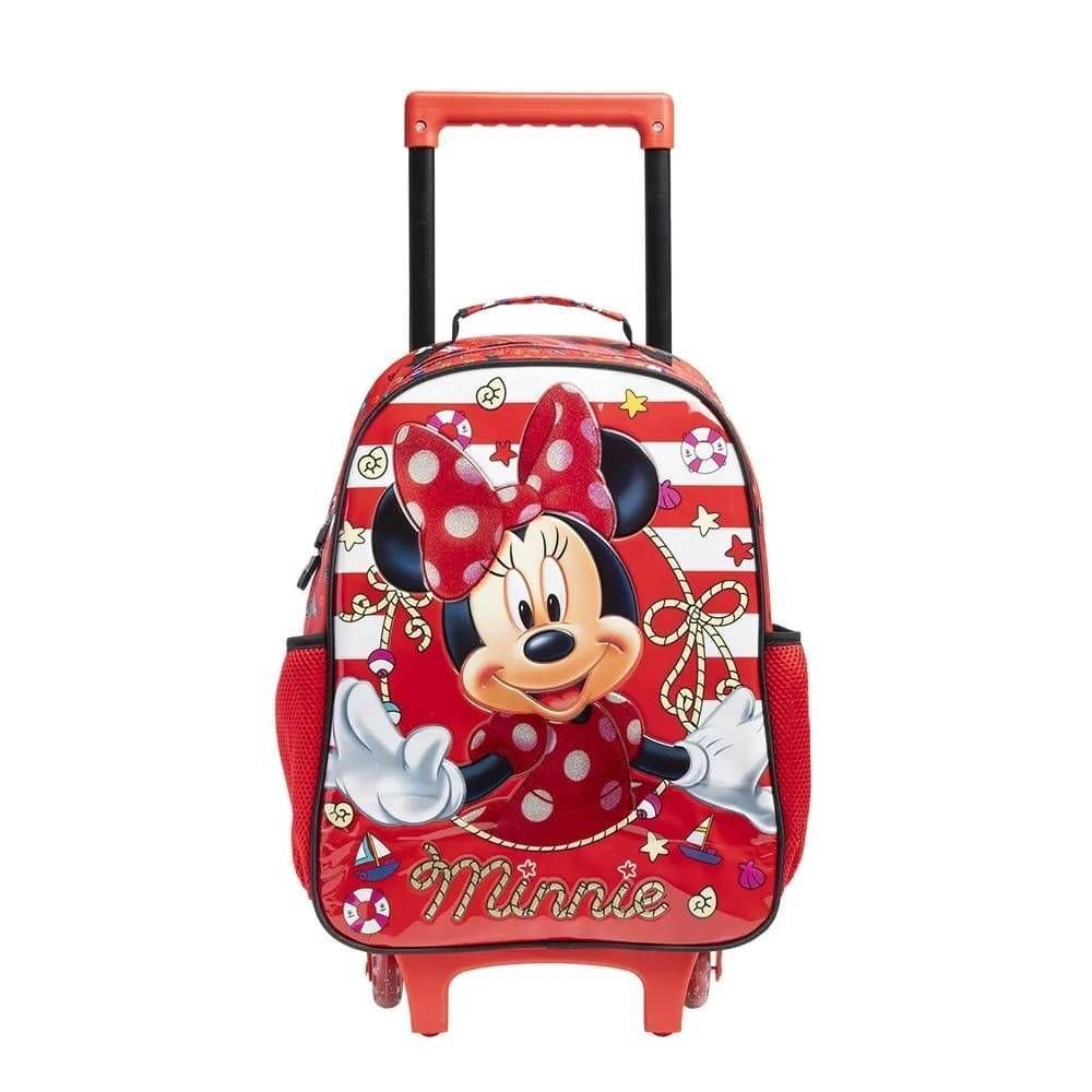 Mimi　赤　S2 MOCHILA COM RODAS 16 MINNIE XERYUS